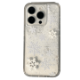 Clear case for iPhone - Dynamic liquid sand effect - Winter snow