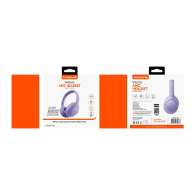 Casque Bluetooth Réduction de Bruit XSSIVE XSS-H11P - Violet - Son Immersif et Confort Optimal