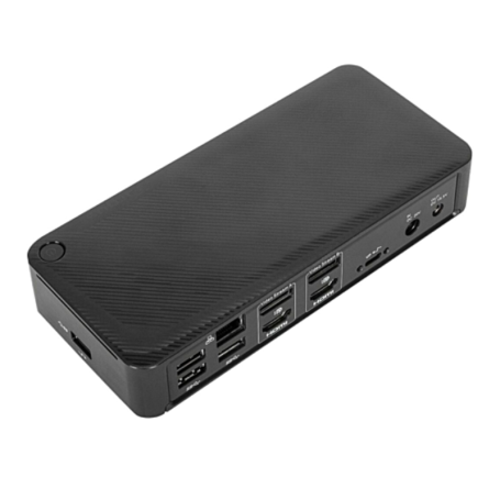 Station d'accueil Targus 100W USB-C - 2 HDMI 4K 2 Display Port 4 USB-A - DOCK182-Q2
