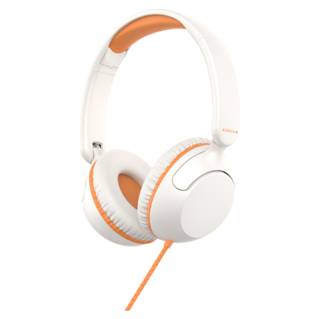 XSSIVE XSS-KH01BG 3.5mm Jack Wired Kids Headphones - White