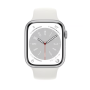 Montre Connectée Apple Watch Series 9 GPS 45 mm Argent Aluminium (Sans Bracelet et Accessoires) - Grade A