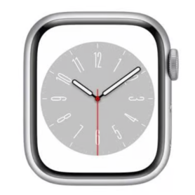 Apple Watch Series 9 GPS + Cellular 45mm Silver Aluminium No Bracelet Grade AB - Connected Watch