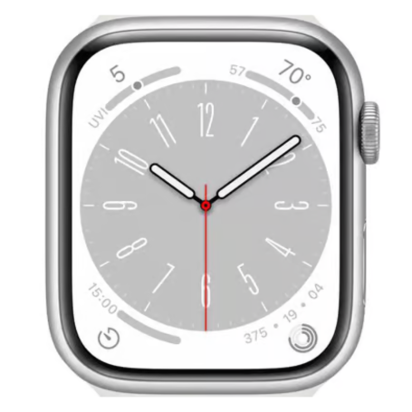Montre Connectée Apple Watch Series 9 GPS 41mm Aluminium Argent (Sans Bracelet et Accessoires) - Grade AB