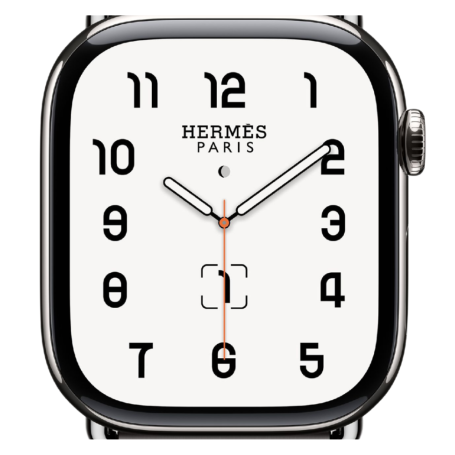 Apple Watch Hermès Series 10 GPS + Cellular 41mm Silver Smartwatch (Without Band and Accessories) - Grade A