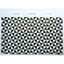 Sac kraft noir et blanc avec poignées torsadées 32×12×40 cm – Lot de 250