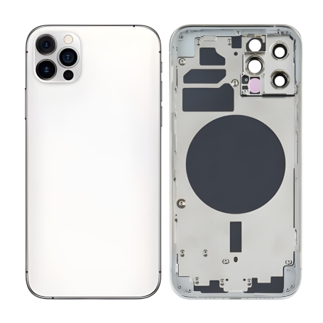 Châssis Vide iPhone 12 Pro Blanc (Origine Demonté) - Grade AB