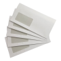 Enveloppe longue avec fenêtre , autocollante , 220x110 mm - 50 Pcs