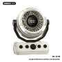 Ventilateur de Camping Extérieur à Longue Durée de Vie de La Batterie REMAX RS-ZF09 - Marron