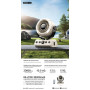 Ventilateur de Camping Extérieur à Longue Durée de Vie de La Batterie REMAX RS-ZF09 - Marron