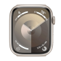 Montre Connectée Apple Watch Series 9 GPS 45mm Lumière Stellaire Aluminium (Sans Bracelet et Accessoires) - Grade AB
