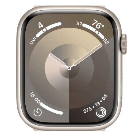 Apple Watch Series 9 GPS 45mm Aluminum Starlight Smartwatch (No Band or Accessories) - Grade AB
