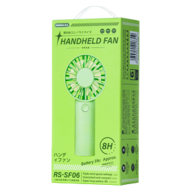 Ventilateur, Éventail - Ventilateur Portable 3W Remax RS-SF06 - Vert, prix de gros.