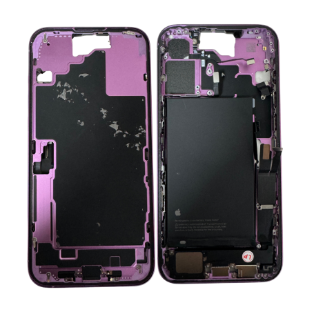 Chassis iPhone 16 Plus sans Vitre Arrière avec Batterie Rose eSIM US (Origine Demonté) Grade A