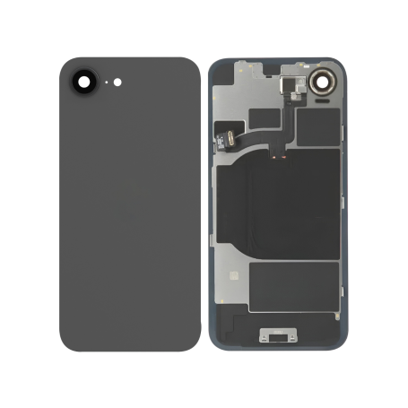 Vitre Cache Arrière iPhone 16E Noir (Origine Demonté) - Grade A