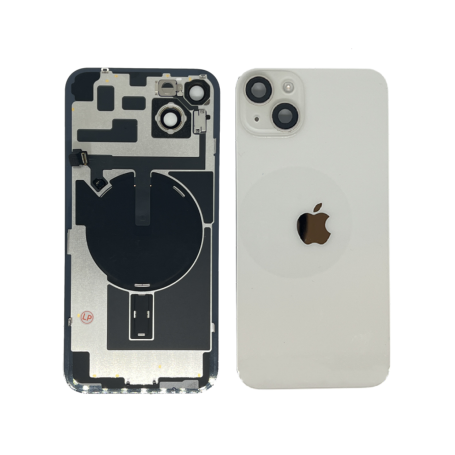 Vitre Cache Arrière iPhone 14 Plus Blanc (Origine Demonté) - Grade AB
