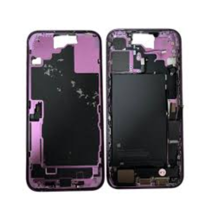 IPhone 16 Rear Chassis without Rear Glass with Battery Purple (Original Disassembled) Grade AB