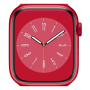 Montre Connectée Apple Watch Series 9 GPS 41mm Rouge Aluminium (Sans Bracelet et Accessoires) - Grade B