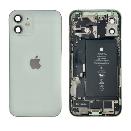 iPhone 12 Green Complete Chassis with Charging Connector and Battery Original Disassembled Grade AB