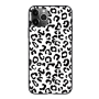 Black Leopard Print Silicone Protective Case for iPhone