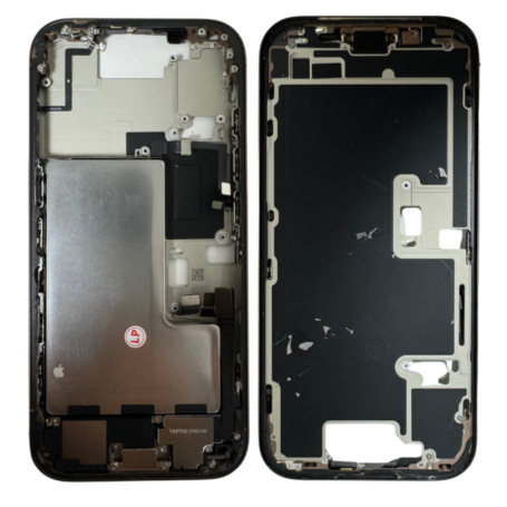 Chassis iPhone 16 sans Vitre Arrière avec Batterie Noir eSIM US (Origine Demonté) Grade AB