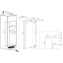 Réfrigérateur Encastrable 1 porte Whirlpool ARG8502 209L Blanc - Comme Neuf (Jamais utilisé)