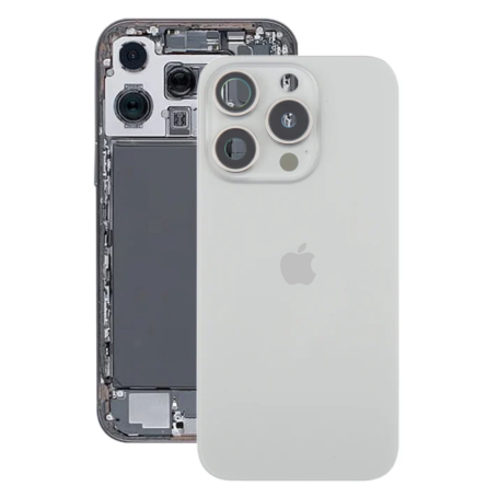 Acheter Vitre Cache Arrière iPhone 16 Pro Titane Naturel Original - Grade A | Réparation et Remplacement Authentiques