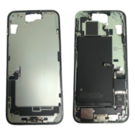 Chassis iPhone 15 Plus sans Vitre Arrière Vert avec Batterie Grade AB d'Origine - Meilleur Prix