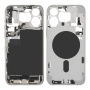 iPhone 15 Pro Titanium White Chassis without Back Glass with Battery (Original Disassembled) Grade AB