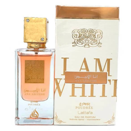 Achetez Eau de Parfum Lattafa Ana Abiyedh Poudrée 100ml - Parfum Envoûtant & Longue Tenue