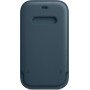 Coque de Protection iPhone 12/12 Pro en Cuir Véritable avec MagSafe - Bleu - MHYD3ZM/A