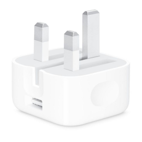 Adaptateur secteur USB Apple 5W - Broches Pliables - UK - MGMY3B/A - Chargeur Compact et Efficace