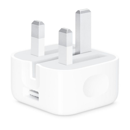 Adaptateur secteur USB Apple 5W - Broches Pliables - UK - MGMY3B/A - Chargeur Compact et Efficace