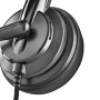 Headphones with USB-C Stereo Cable NGS VOX605 Black – Premium Sound & Modern Design