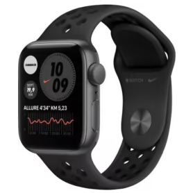 Apple Watch Series 6 GPS + Cellular 44mm Nike Noir - Montre Connectée Reconditionnée Grade AB Pour le Sport
