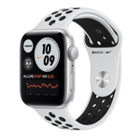 Montre Connectée Apple Watch Series 6 GPS + Cellular 44mm Nike Argent Grade AB - Bracelet Inclus | Performance & Élégance