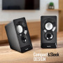 Enceinte NGS SB 210 2.0 USB Noir - Son haute définition pour votre espace multimédia
