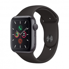 Montre Connectée Apple Watch Series 5 GPS + Cellular 44mm Acier Inoxydable Noir - Haute Technologie & Élégance