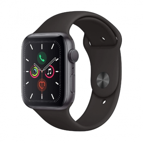 Montre Connectée Apple Watch Series 5 GPS + Cellular 44mm Acier Inoxydable Noir - Haute Technologie & Élégance