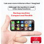 Mini Smartphone Android S17 4G 4GB/64GB Compact Innovation with 3.75 Inch Screen - Black Latest Release