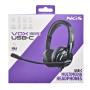 Headphones with USB-C Stereo Cable NGS VOX605 Black – Premium Sound & Modern Design