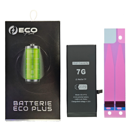 Battery iPhone 7 3.82V/2370mAh + Adhesives - 130% Plus Durable (ECO Plus)