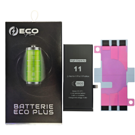 Battery iPhone 11 3600mAh + Adhesives - 130% Plus Durable (ECO Plus)