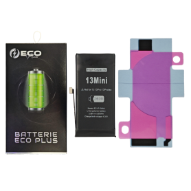 Battery iPhone 13 mini 2600mAh + Adhesives - 130% Plus Durable (ECO Plus)