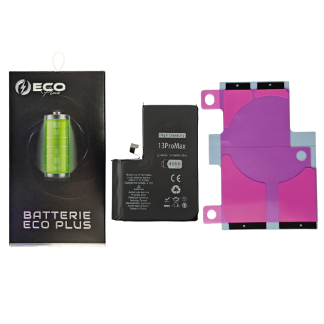 Battery iPhone 13 Pro Max 4550mAh + Adhesives - 130% Plus Durable (ECO Plus)