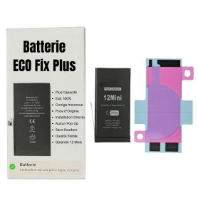 Battery iPhone 12 mini (ECO Fix Plus) 130% Plus Durable - No Pop-up / Health 100%