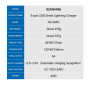 Chargeur Intelligent 6 Ports USB QC3.0 SUNSHINE SS-304Q Violet Charge Rapide Optimale pour Appareils Multiples