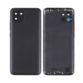 Vitre Arrière Samsung Galaxy A03 Noir - Original Démonté - Grade AB - Remplacement de Qualité