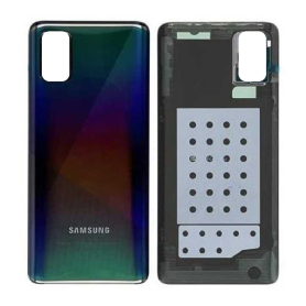 Rear Glass Samsung Galaxy A51 A515F Prism Black Original Disassembled Grade A Without Frame Lens Replacement