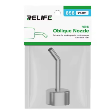 Buse à Air Chaud Inclinée 6mm pour Pistolet RELIFE 858 - Accessoire Indispensable pour Précision et Efficacité