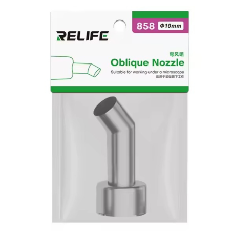 Buy Angled Hot Air Nozzle 10mm for Gun - RELIFE 858 - Enhance Precision and Efficiency